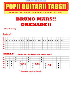 BRUNO MARS!! GRENADE!!  Intro!