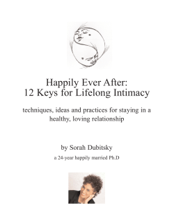 Happily Ever After: 12 Keys for Lifelong Intimacy healthy, loving relationship