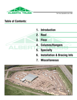 Table of Contents: 1. Introduction 2. Roof
