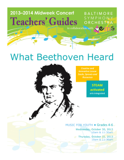 What Beethoven Heard  STEAM activated