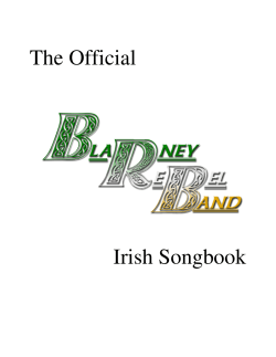 The Official  Irish Songbook