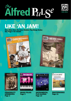 UKE ‘AN JAM! Hot New Products for Today’s Music Retailer