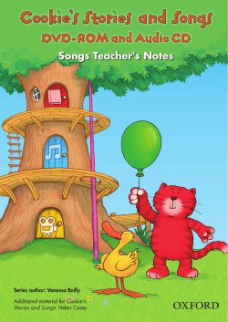 4 Songs Teacher's Notes Series author: Vanessa Reilly Cookie's