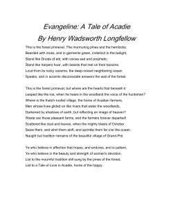 Evangeline: A Tale of Acadie By Henry Wadsworth Longfellow