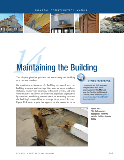 14 Maintaining the Building 1