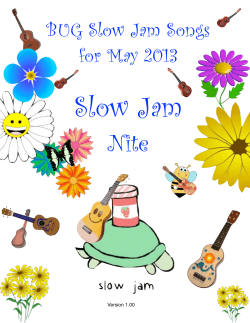Slow Jam Nite BUG Slow Jam Songs for May 2013