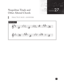 27 Neapolitan Triads and Other Altered Chords ##