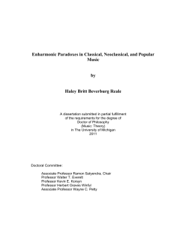 Enharmonic Paradoxes in Classical, Neoclassical, and Popular Music  by