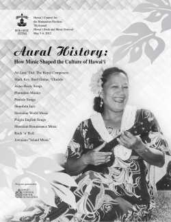 Aural History: How Music Shaped the Culture of Hawai‘i