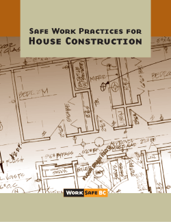 House Construction Safe Work Practices for