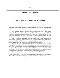 7 The Soul of Martha a Beast  TERREL MIEDANER