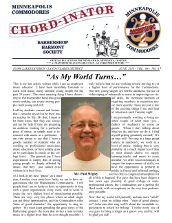 Page CHORD-INATOR JUNE  2013