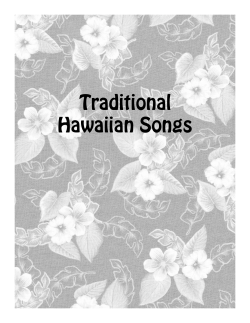 Traditional Hawaiian Songs