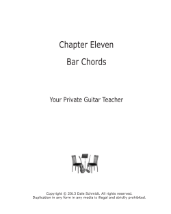 Chapter Eleven Bar Chords