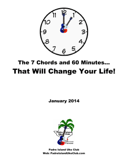 That Will Change Your Life! The 7 Chords and 60 Minutes…