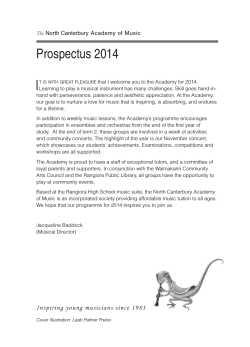 I Prospectus 2014