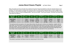 James Bond Classic Playlist  by David Gilson