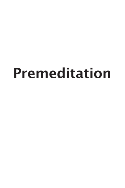 Premeditation