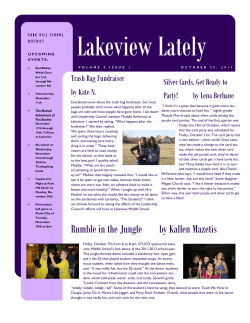 Lakeview Lately Trash Bag Fundraiser by Kate N.