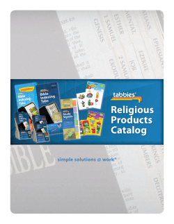 Religious Products Catalog