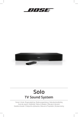 Solo TV Sound System