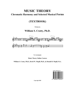 MUSIC THEORY  Forms (TEXTBOOK)