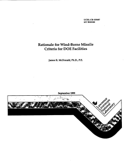 Rationale  for Wind-Borne Missile DOE R. 1999