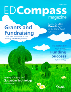 Grants and Fundraising magazine Funding
