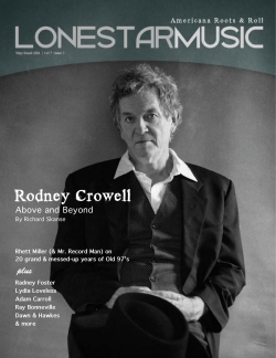 Rodney Crowell plus Above and Beyond
