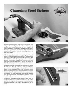 Changing Steel Strings