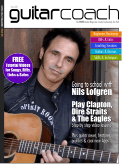 Nils Lofgren Play Clapton, Dire Straits &amp; The Eagles