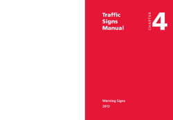 4 Traffic Signs Manual