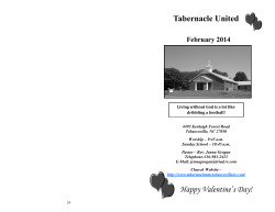 Tabernacle United February 2014