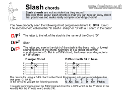 Slash chords