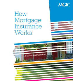 How Mortgage Insurance Works
