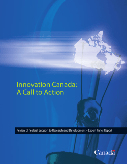 Innovation Canada: A Call to Action