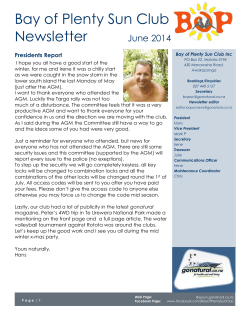 Bay of Plenty Sun Club Newsletter June 2014