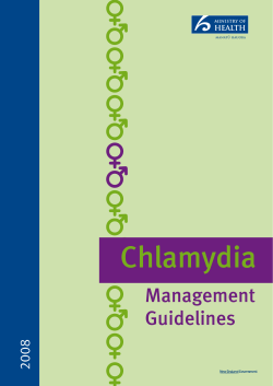 Chlamydia  Management Guidelines