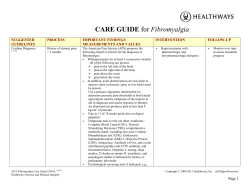 CARE GUIDE SUGGESTED PROCESS