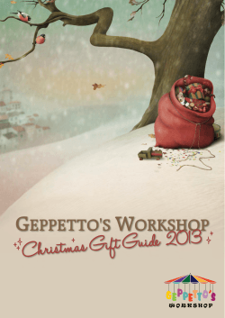 Christmas Gift Guide  2013 G W EPPETTO'S