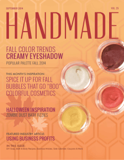 FALL COLOR TRENDS CREAMY EYESHADOW SPICE IT UP FOR FALL