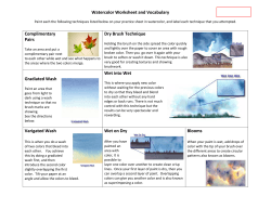 Watercolor Worksheet and Vocabulary       ...