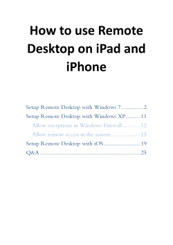 How to use Remote Desktop on iPad and iPhone