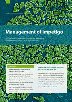 Management of impetigo