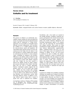 Cellulite and its treatment Review Article