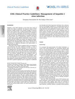 EASL Clinical Practice Guidelines: Management of hepatitis C virus infection ⇑