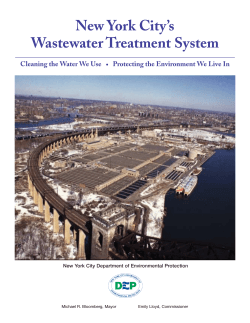 New York City’s Wastewater Treatment System