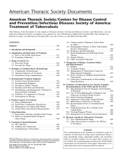 American Thoracic Society Documents