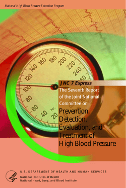 Prevention, Detection, Evaluation, and Treatment of