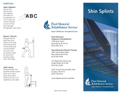 Shin Splints EXERCISES: